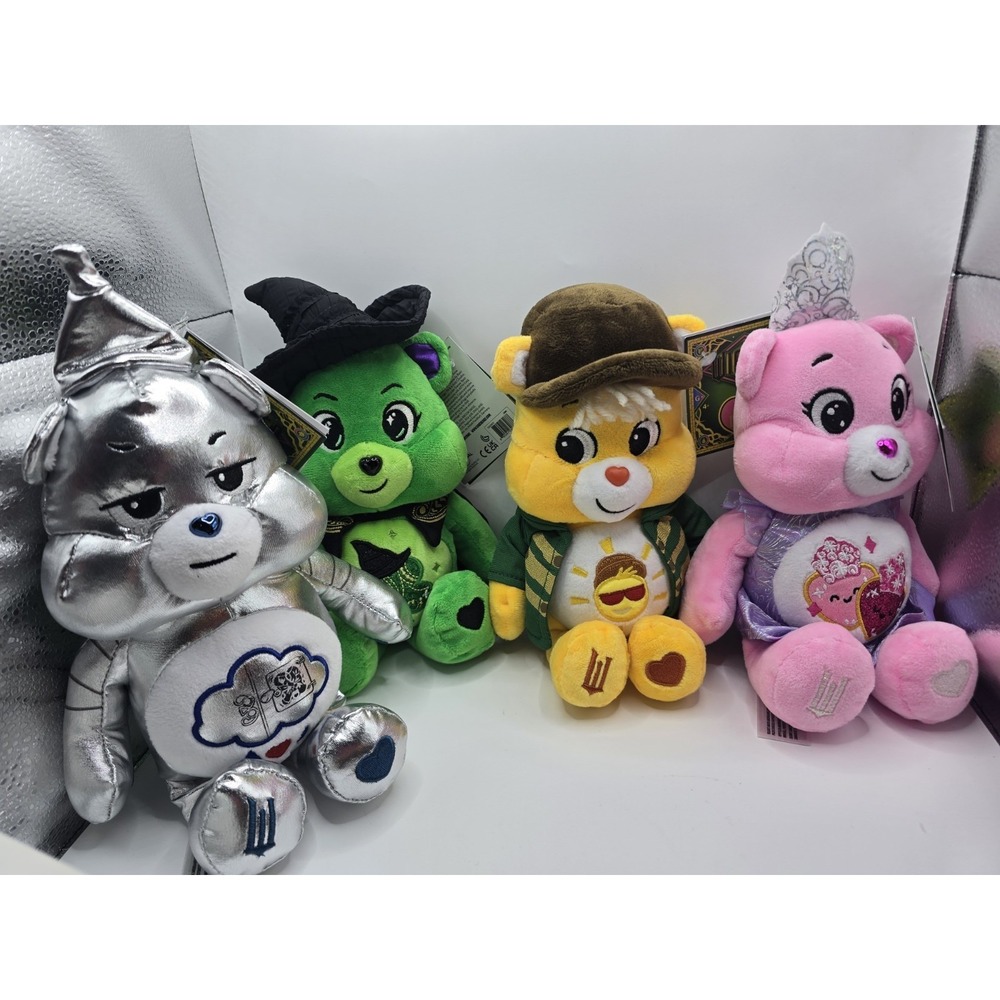 Wicked x Care Bears Plush Bears Lot of 4 w/ Tags 2025